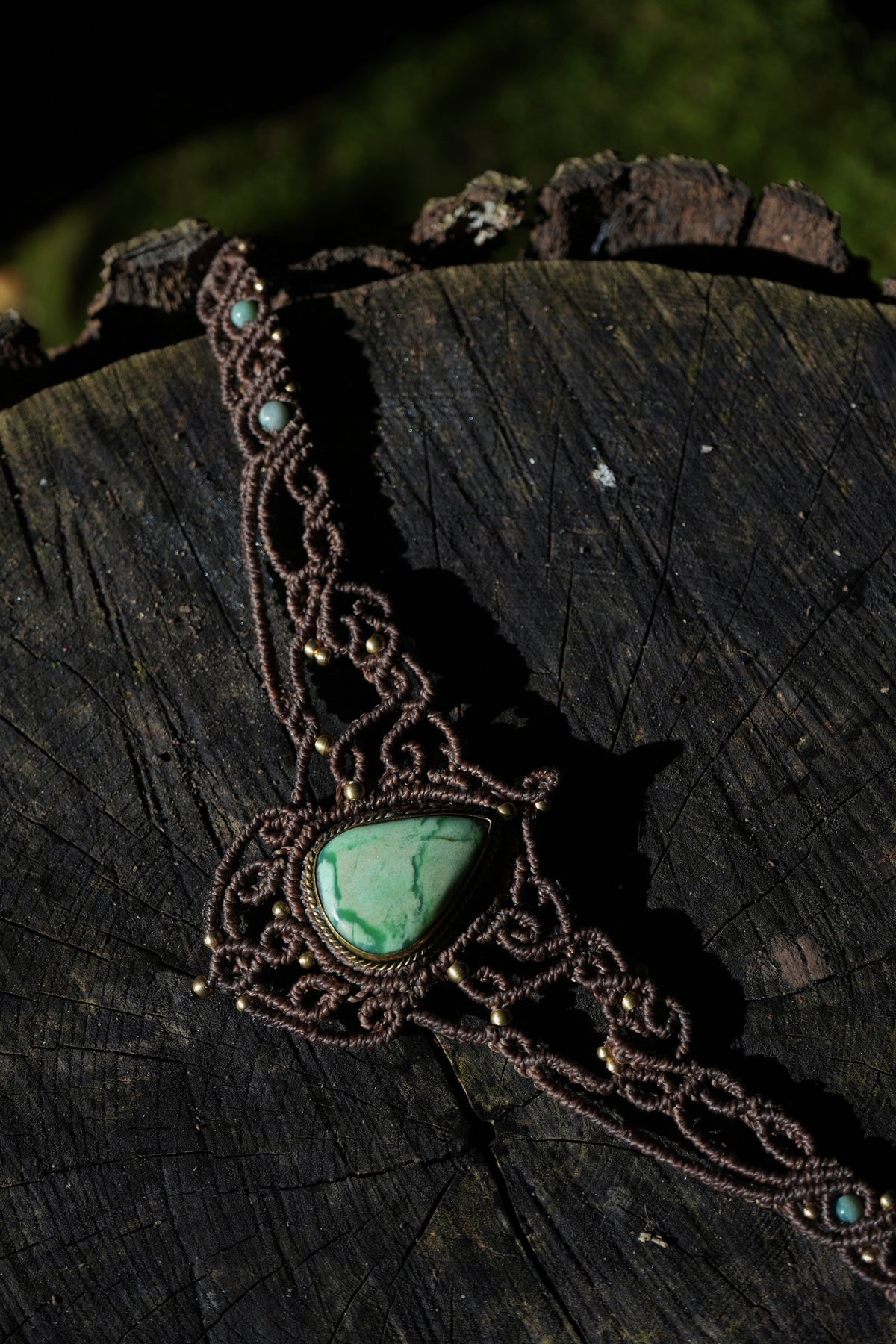 Choker mit Chrysopras