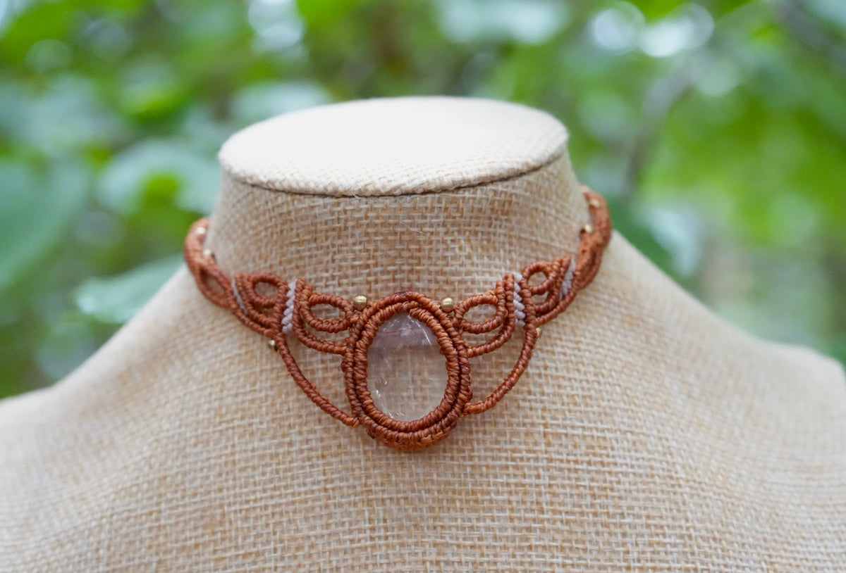 Choker mit Bergkristall