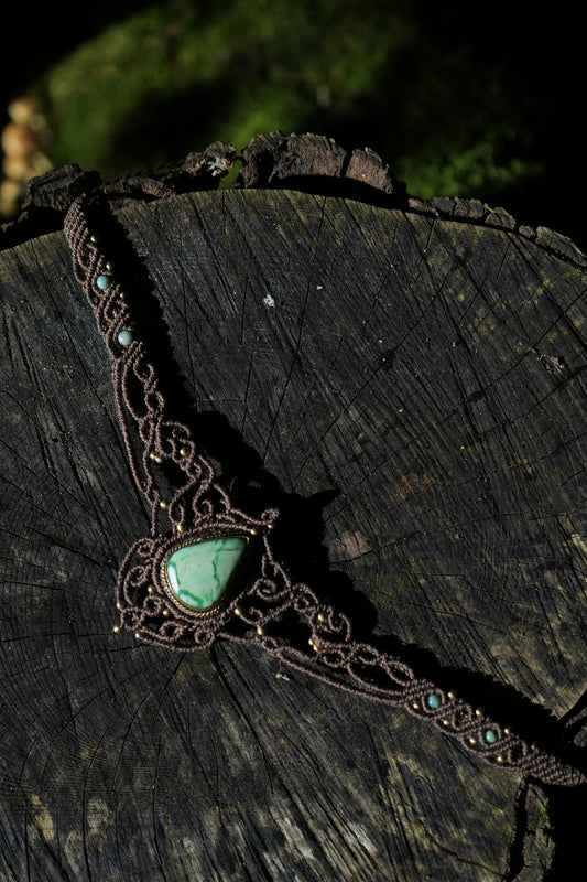 Choker mit Chrysopras