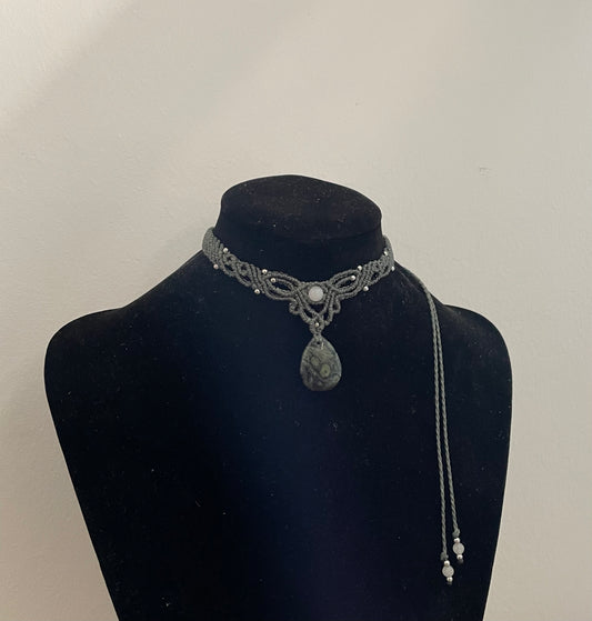 🍃Choker mit Cambaba Jaspis🍃
